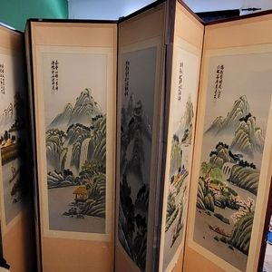 Japanese/Chinese 7 layer devider hand Stiched and painted